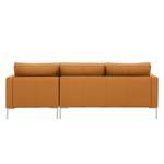 Ecksofa Portobello Echtleder Echtleder Gad: Cognac I - Breite: 207 cm - Longchair davorstehend rechts