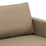 Ecksofa Portobello Echtleder Echtleder Gad: Taupe - Breite: 251 cm - Longchair davorstehend rechts