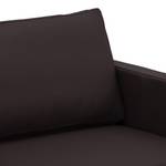 Ecksofa Portobello Echtleder Echtleder Gad: Dunkelbraun - Breite: 293 cm - Longchair davorstehend rechts