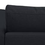 Hoekbank Portobello geweven stof Stof Ramira: Antraciet - Breedte: 251 cm - Longchair vooraanzicht links