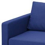 Ecksofa Portobello Webstoff Stoff Ramira: Blau - Breite: 293 cm - Longchair davorstehend rechts