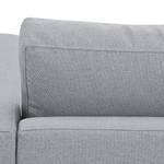 Canapé d'angle Portobello Tissu Tissu Milan : Gris clair - Largeur : 207 cm - Méridienne courte à droite (vue de face)