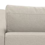 Hoekbank Portobello geweven stof Stof Selva: Beige - Breedte: 251 cm - Longchair vooraanzicht links