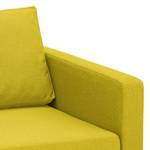 Ecksofa Portobello Webstoff Webstoff Milan: Gelb - Breite: 251 cm - Longchair davorstehend links