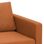 Ecksofa Portobello Webstoff Webstoff Milan: Rostbraun - Breite: 251 cm - Longchair davorstehend links