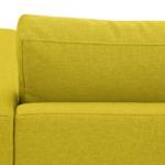 Ecksofa Portobello Webstoff Webstoff Milan: Gelb - Breite: 293 cm - Longchair davorstehend links