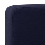 Canapé d'angle Portobello Tissu Tissu Milan : Bleu foncé - Largeur : 293 cm - Méridienne courte à gauche (vue de face)