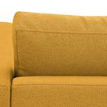 Ecksofa Portobello Webstoff Stoff Selva: Senfgelb - Breite: 207 cm - Longchair davorstehend rechts