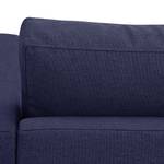Canapé d'angle Portobello Tissu Tissu Milan : Bleu foncé - Largeur : 207 cm - Méridienne courte à droite (vue de face)