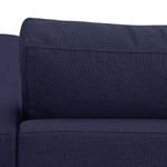 Ecksofa Portobello Webstoff Webstoff Milan: Dunkelblau - Breite: 251 cm - Longchair davorstehend rechts