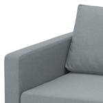 Ecksofa Portobello Webstoff Stoff Selva: Grau - Breite: 251 cm - Longchair davorstehend rechts