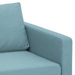 Ecksofa Portobello Webstoff Stoff Selva: Hellblau - Breite: 293 cm - Longchair davorstehend rechts