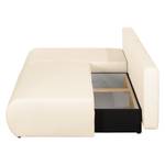 Hoekbank Rio Maria (met slaapfunctie) st structuurstof - Licht beige - Longchair vooraanzicht links