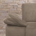 Ecksofa Rockville Microfaser Schlamm - Longchair davorstehend rechts