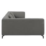 Ecksofa Rosewood Webstoff Rauchgrau - Ottomane davorstehend links - Ohne Hocker