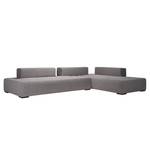 Modulares Sofa Roxbury II Webstoff Stoff Kiara: Grau - 300 x 64 cm