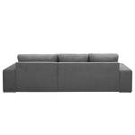 Ecksofa Seaton Platin - Longchair davorstehend rechts