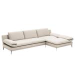 Ecksofa Smoky Bay Webstoff - Kaschmir - Longchair davorstehend rechts - Keine Funktion