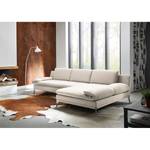 Ecksofa Smoky Bay Webstoff - Kaschmir - Longchair davorstehend rechts - Armlehne verstellbar