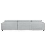 Ecksofa Sorini Webstoff Longchair davorstehend links - Grau