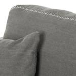 Canapé d'angle Sorini Textile Méridienne à  gauche (vue de face) - Gris foncé