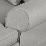 Ecksofa Summer Romance Webstoff Grau - Longchair davorstehend rechts