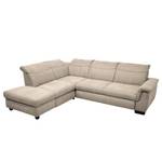 Ecksofa Sunny Corner Webstoff - Webstoff Cody: Beige - Ottomane davorstehend links - Ohne Schlaffunktion