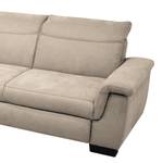 Ecksofa Sunny Corner Webstoff - Webstoff Cody: Beige - Ottomane davorstehend links - Ohne Schlaffunktion