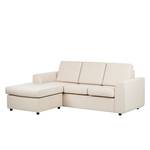 Ecksofa Sweet Stoff Beige - Ottomane links oder rechts montierbar