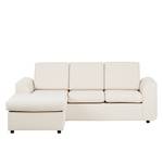 Ecksofa Sweet Stoff Beige - Ottomane links oder rechts montierbar