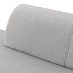 Canapé d'angle Sydney Tissu - Tissu Lotana : Gris - Méridienne longue à gauche (vue de face)