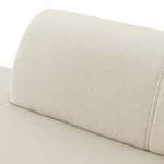 Canapé d'angle Sydney Tissu - Tissu Lotana : Beige clair - Méridienne longue à gauche (vue de face)