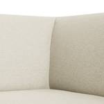 Canapé d'angle Sydney Tissu - Tissu Lotana : Beige clair - Méridienne longue à droite (vue de face)