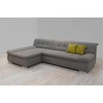 Ecksofa Tacoma Strukturstoff Cappuccino - Longchair davorstehend links