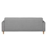 Ecksofa Viona III Webstoff Stoff Kasa: Grau - Longchair davorstehend rechts