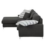 Ecksofa Vitinia Webstoff Grau - Textil - 288 x 93 x 176 cm