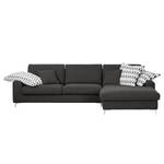 Ecksofa Vitinia Webstoff Grau - Textil - 288 x 93 x 176 cm