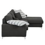 Ecksofa Vitinia Webstoff Grau - Textil - 288 x 93 x 176 cm