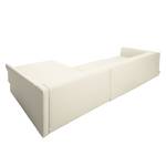 Ecksofa Wings Style (mit Schlaffunktion) - Webstoff - Beige - Longchair davorstehend rechts - 1 Kissen