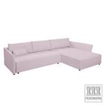 Ecksofa Wings Style (mit Schlaffunktion) - Webstoff - Lavendel - Longchair davorstehend rechts - 1 Kissen