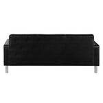 Ecksofa Zambia Kunstleder Schwarz Longchair beidseitig montierbar