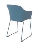 Fauteuil de table Tango Matière plastique / Acier - Bleu