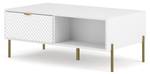 Table basse DIAMO CT104 Doré blanc