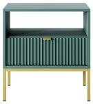 Table de chevet AVON NS54 1D Vert brillant - Vert