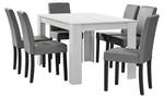 Set Table 6 Chaises Forssa Gris