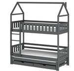 Lit cabane IGA HB005 Gris