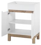 Armoire sous lavabos BALI CUW60 2D Blanc