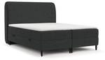 Premium Boxspringbett Lunaro Graphit - Breite: 191 cm