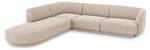 Ecksofa MILEY 6 Sitzplätze Beige