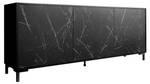 Sideboard Marmo Marmor Schwarz Dekor